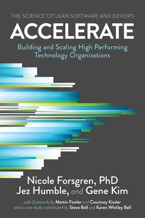 'Accelerate' by Nicole Forsgren, Jez Humble, and Gene Kim - Research-backed insights on lean software, DevOps practices, and scaling high-performing tech organizations.